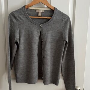 Banana Republic Charcoal Merino Sweater
